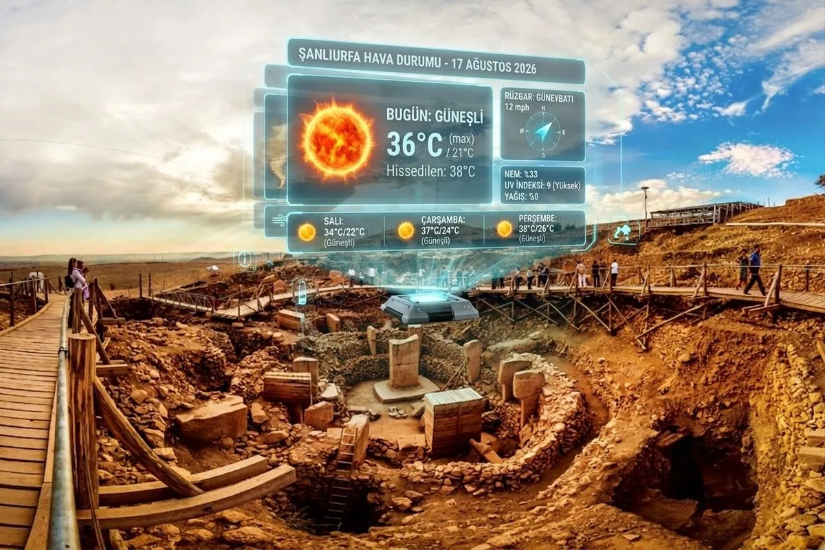 Şanlıurfa’da 17 Ağustos Hava Durumu